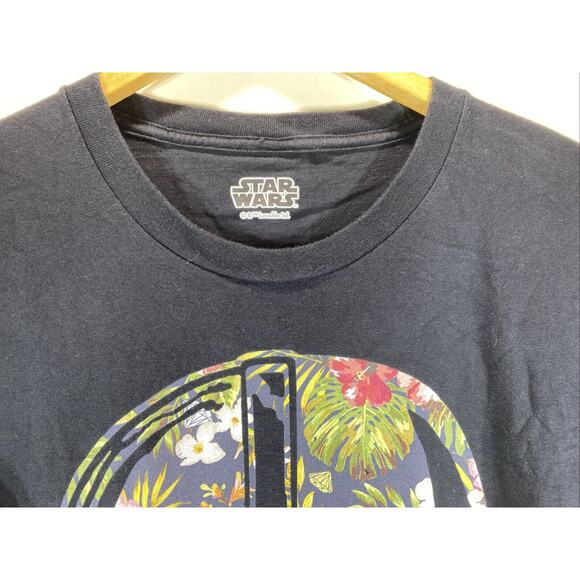 Star Wars Darth Vader Floral Graphic T-shirt Men's 2xl Chest 52" Never Worn - Picture 3 of 5